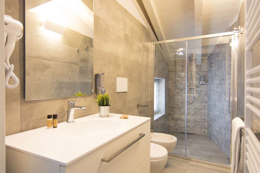 il bagno dell'attico